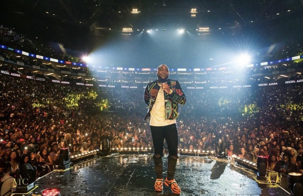 Davido an African Giant impress fans bigger than ever at O2 Arena, London.