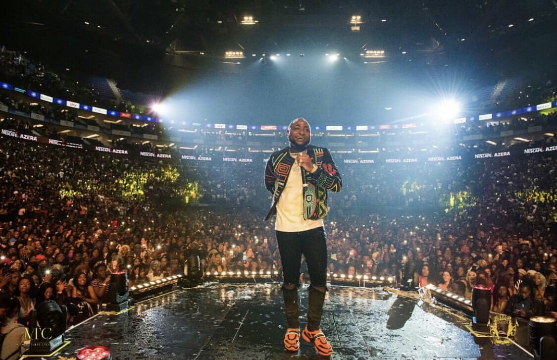 Davido an African Giant impress fans bigger than ever at O2 Arena, London.