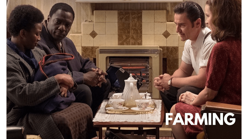 “Farming” British film Adewale autobiography features Genevieve